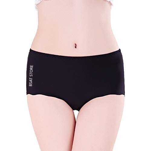 Women's Ice Silk Blend Invisible Lines No Show Hipster Panty (Pack of 5) (Multicolour)