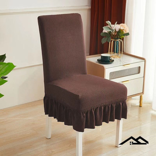 Thick Skirt Chair Cover Set of - 4