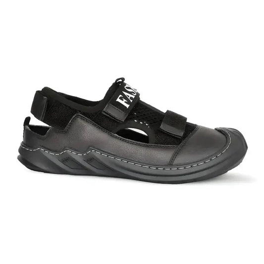 Black Leather Sandal
