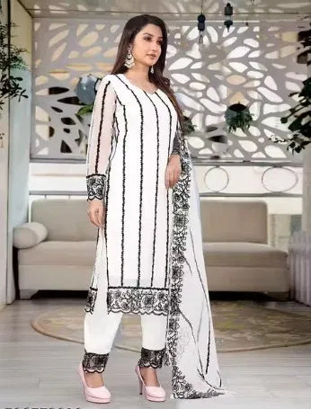 Kurta With Dupatta And Bottomwear