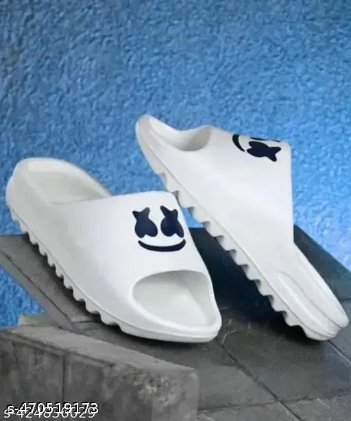 White Smiley Slides