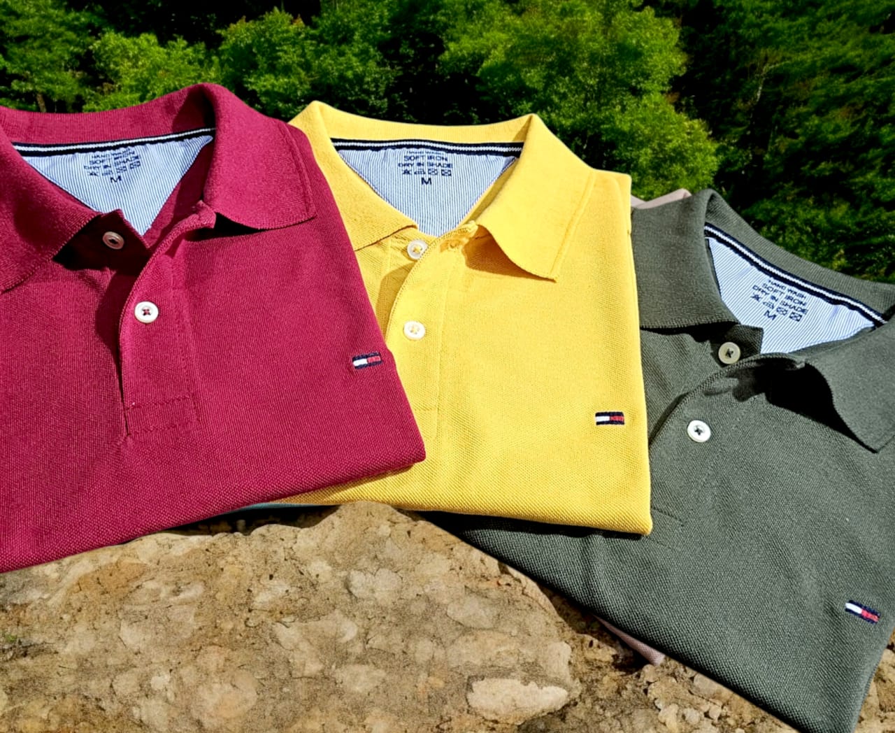 Polo Neck T-Shirt for Men (Multicolor) (Pack of 3)