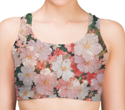 Sports Bra - Floral Print