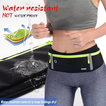 Slim Running Belt, Workout Fanny Pack for Men Women, Exercise Waist Pack for Apple iPhone Holder